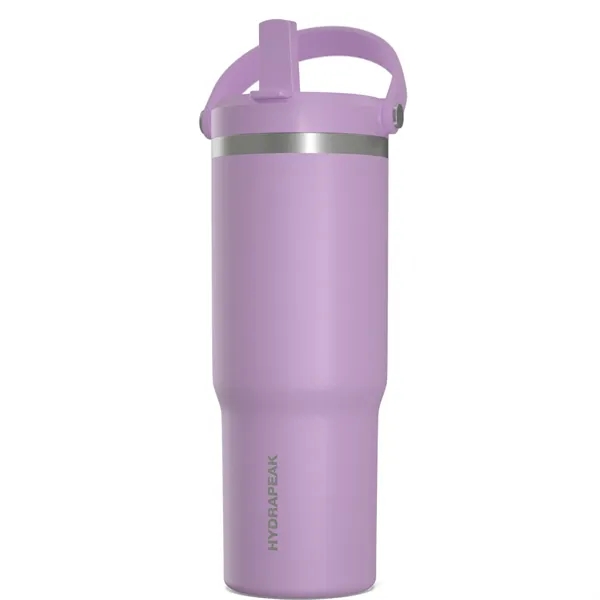 32 oz. stainless steel tumbler with double-wall insulation, lid, straw and... from ASI 57653 Gold Bond