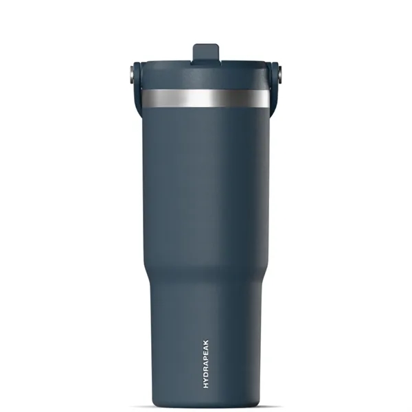 32 oz. stainless steel tumbler with double-wall insulation, lid, straw and... from ASI 57653 Gold Bond