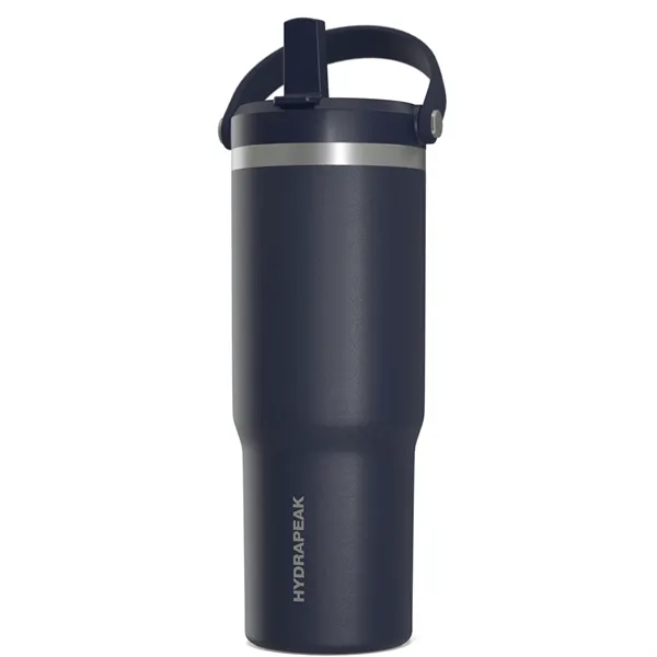 32 oz. stainless steel tumbler with double-wall insulation, lid, straw and... from ASI 57653 Gold Bond