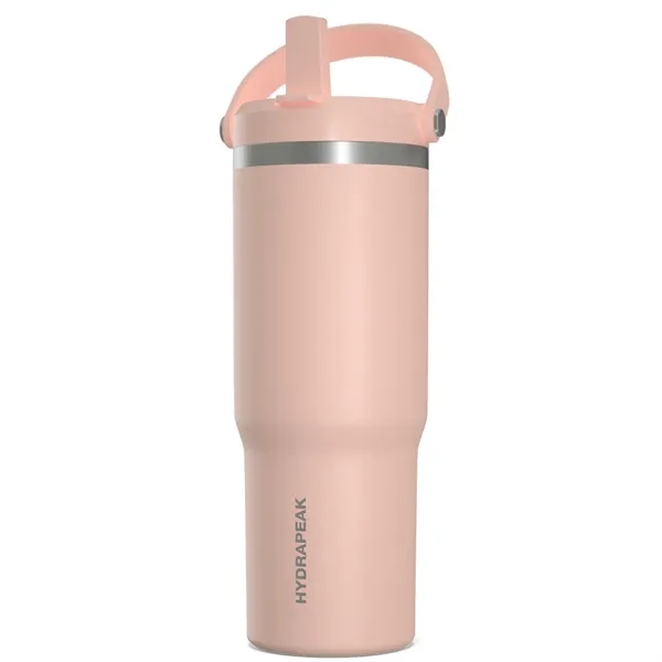 32 oz. stainless steel tumbler with double-wall insulation, lid, straw and... from ASI 57653 Gold Bond