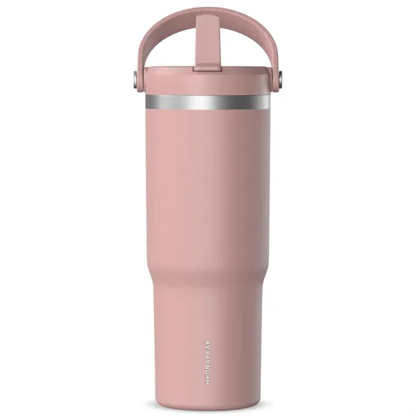 32 oz. stainless steel tumbler with double-wall insulation, lid, straw and... from ASI 57653 Gold Bond