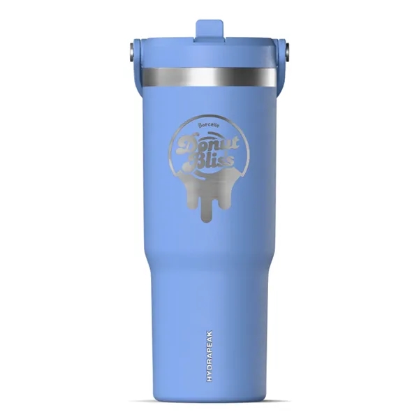 32 oz. stainless steel tumbler with double-wall insulation, lid, straw and... from ASI 57653 Gold Bond