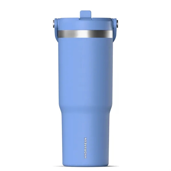 32 oz. stainless steel tumbler with double-wall insulation, lid, straw and... from ASI 57653 Gold Bond