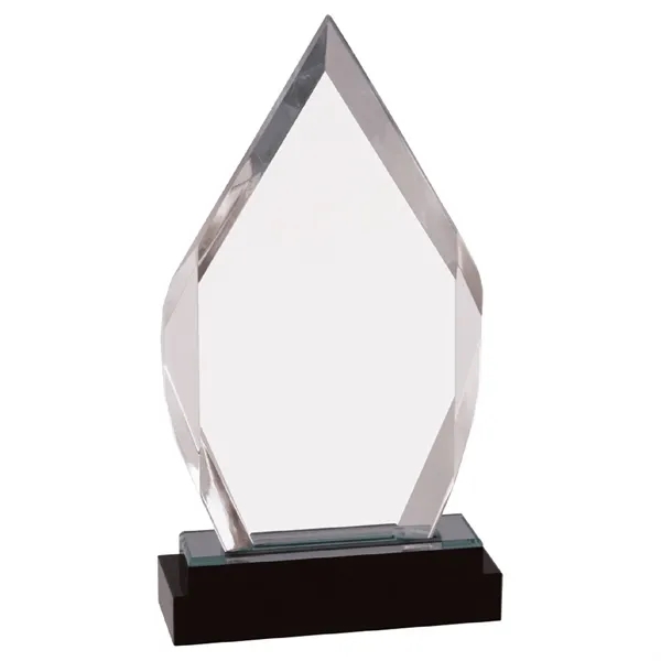 5" x 1 3/4" x 9" acrylic diamond-shaped faceted trophy on... from ASI 74601 Calico