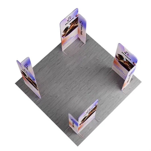 10'wx8'h MagLock 4-Corner Booth Display Kit F, lightweight frame, full color... from ASI 49891 Discount Marketing Products / DMP