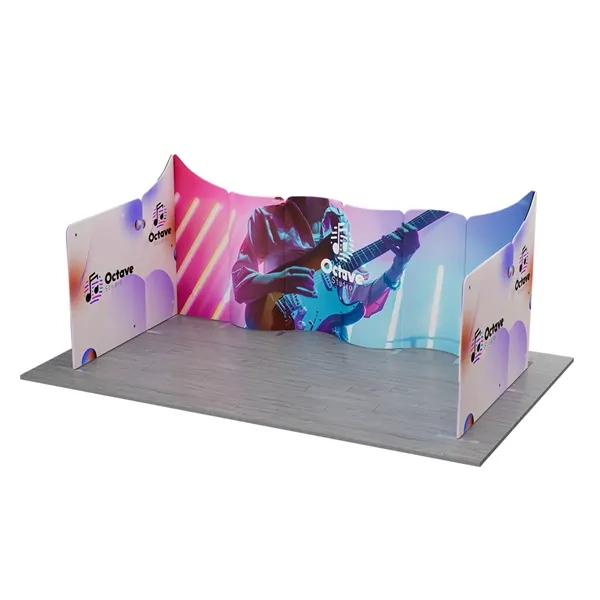 10'x20'x8'h MagLock Booth Display Kit B, lightweight frame, full color on... from ASI 49891 Discount Marketing Products / DMP