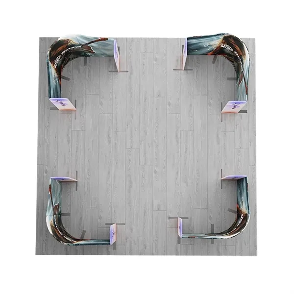 20'x20'x8'h MagLock Booth Display Kit B, lightweight frame, full color on... from ASI 49891 Discount Marketing Products / DMP