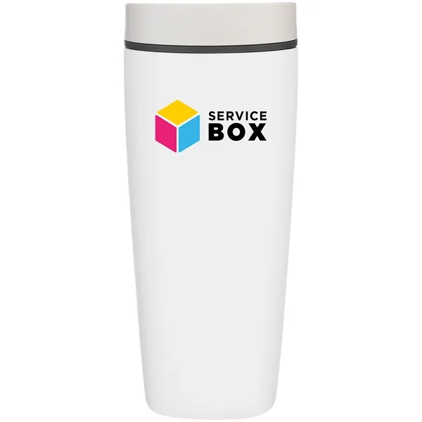 20 oz double wall 18/8 stainless steel thermal mug with vacuum... from ASI 51197 ETS Express, LLC