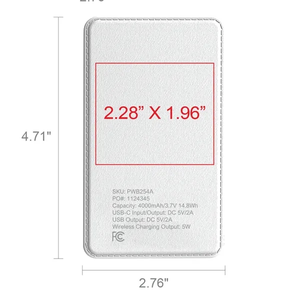 4000mAh battery and USB-C input and output, making it the ideal... from ASI 74741 NVS Promo Designs, Inc.