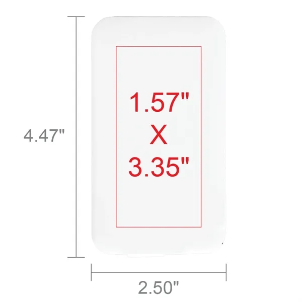 AC wall adapter, a Lightning cable, and a USB-C cable, eliminating... from ASI 74741 NVS Promo Designs, Inc.