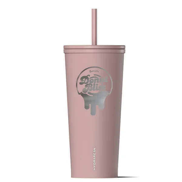 25 oz. stainless steel tumbler with double wall vacuum insulation, copper... from ASI 57653 Gold Bond