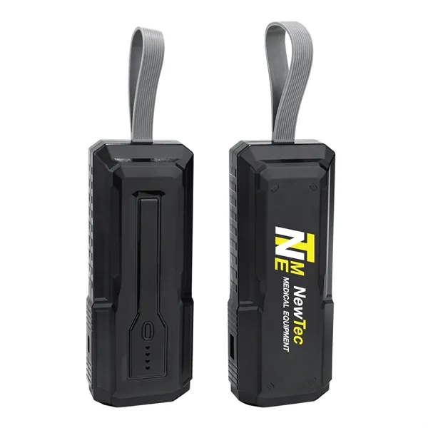 Built-in flashlight for enhanced visibility in the dark and a 10,000mAh... from ASI 74741 NVS Promo Designs, Inc.