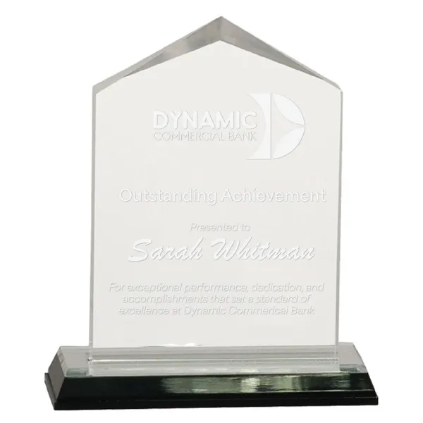 4 5/8" x 1 5/8" x 5 1/2" acrylic trophy with... from ASI 74601 Calico