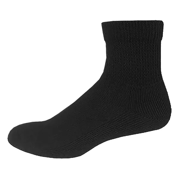 Relaxed top athletic crew socks in black or white, available in... from ASI 90160 Suntex Industries