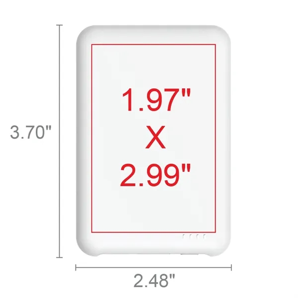 5000mAh capacity with  USB-A and USB-C ports and a spacious... from ASI 74741 NVS Promo Designs, Inc.