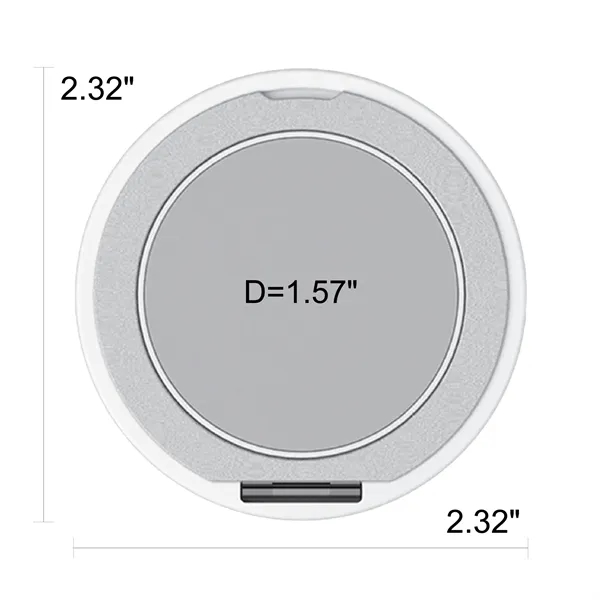 2-1 Magnetic Wireless Charger & phone stand. Effortlessly attach to the... from ASI 74741 NVS Promo Designs, Inc. / NVS Promo