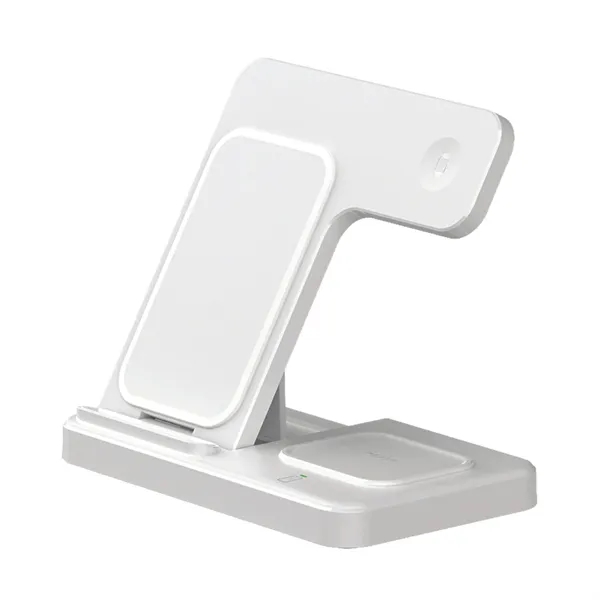 3-in-1 Wireless Charger & Stand Perfect for all Qi-enabled devices.... from ASI 74741 NVS Promo Designs, Inc. / NVS Promo