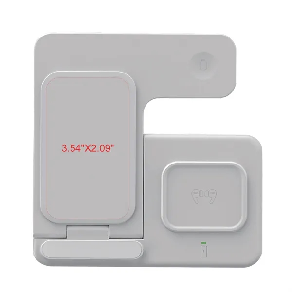 3-in-1 Wireless Charger & Stand Perfect for all Qi-enabled devices.... from ASI 74741 NVS Promo Designs, Inc. / NVS Promo