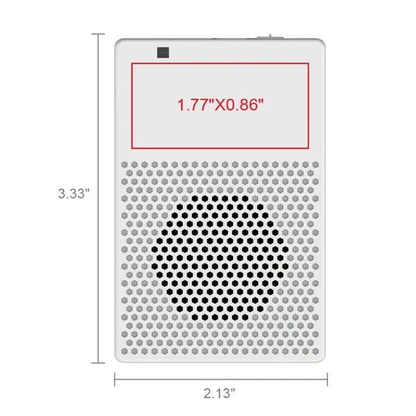 This great promo speaker with stick-on feature using a panel of... from ASI 74741 NVS Promo Designs, Inc. / NVS Promo