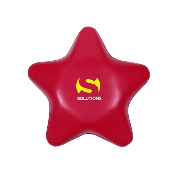 Star shaped stress reliever made of polyurethane foam; customization included.... from ASI 79530 Prime Line