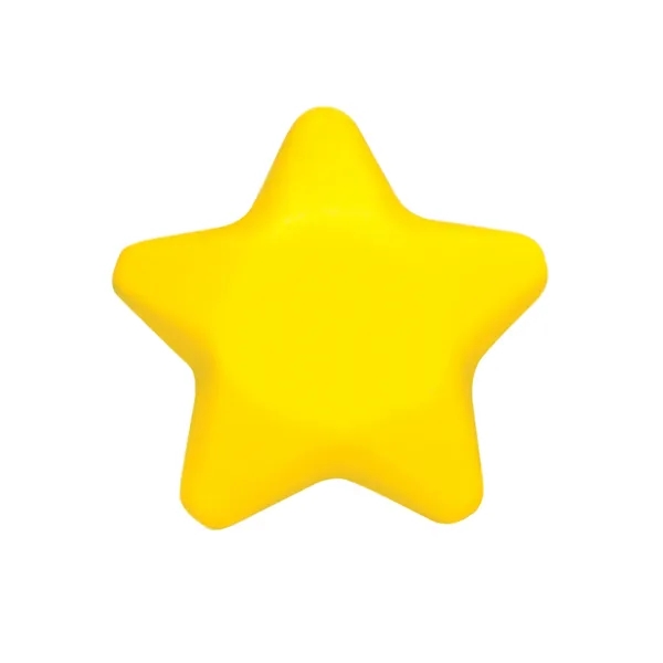 Star shaped stress reliever made of polyurethane foam; customization included.... from ASI 79530 Prime Line