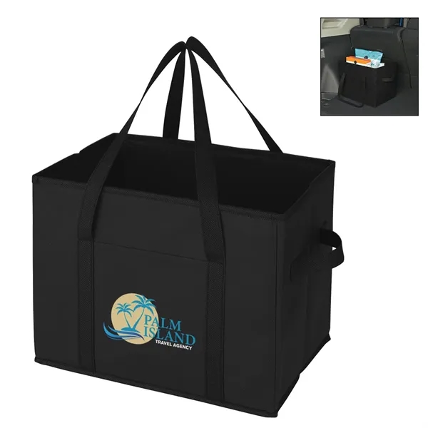 Non-woven multi-tasking organizer folds flat when not in use.... from ASI 61125 Hit Promotional Products / Hit®