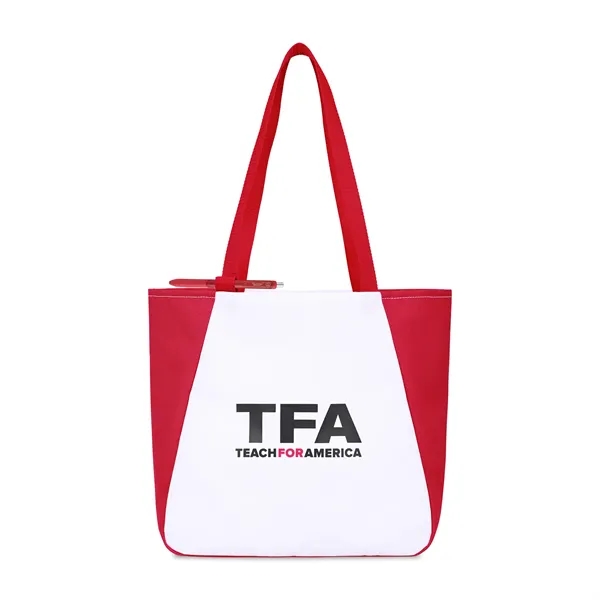 rPET tote bag with roomy main compartment, pen loop, interior key... from ASI 56070 Gemline / Gemline®