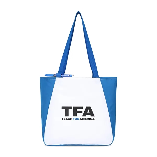 rPET tote bag with roomy main compartment, pen loop, interior key... from ASI 56070 Gemline / Gemline®