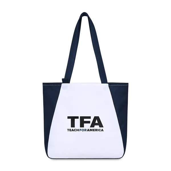 rPET tote bag with roomy main compartment, pen loop, interior key... from ASI 56070 Gemline / Gemline®