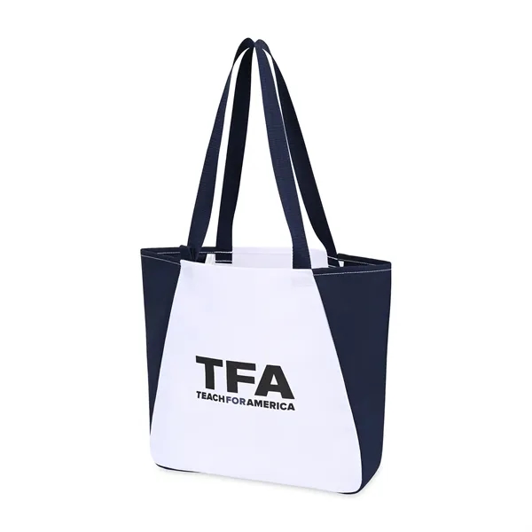 rPET tote bag with roomy main compartment, pen loop, interior key... from ASI 56070 Gemline / Gemline®
