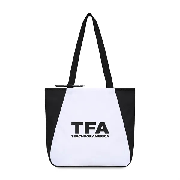 rPET tote bag with roomy main compartment, pen loop, interior key... from ASI 56070 Gemline / Gemline®