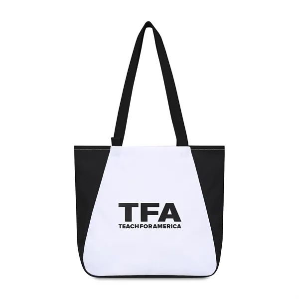 rPET tote bag with roomy main compartment, pen loop, interior key... from ASI 56070 Gemline / Gemline®