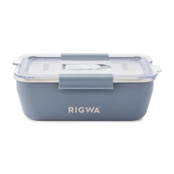 8" x 5" bento box made of double-wall stainless steel and... from ASI 56070 Gemline / Gemline®
