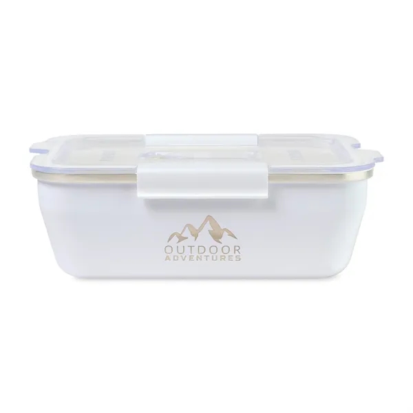 8" x 5" bento box made of double-wall stainless steel and... from ASI 56070 Gemline / Gemline®