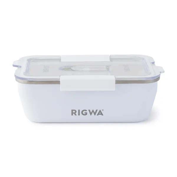8" x 5" bento box made of double-wall stainless steel and... from ASI 56070 Gemline / Gemline®