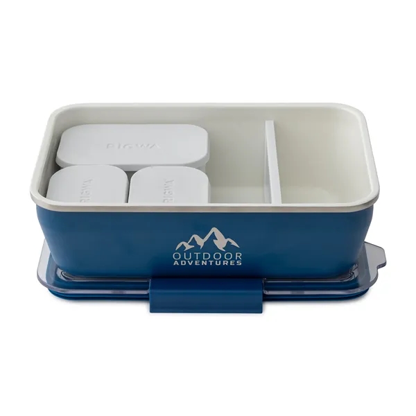 9" x 6" bento box with 46 oz. capacity and made... from ASI 56070 Gemline / Gemline®