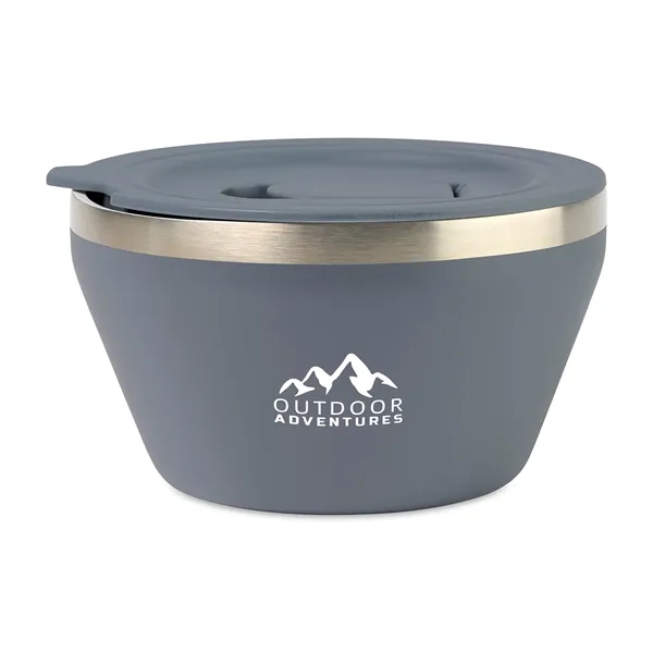 Travel-ready food container with 20 oz. capacity, insulated stainless steel, ceramic... from ASI 56070 Gemline / Gemline®
