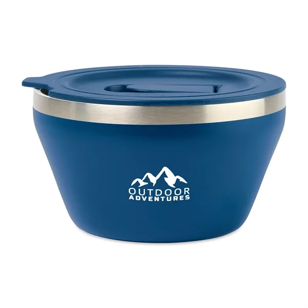 Travel-ready food container with 20 oz. capacity, insulated stainless steel, ceramic... from ASI 56070 Gemline / Gemline®