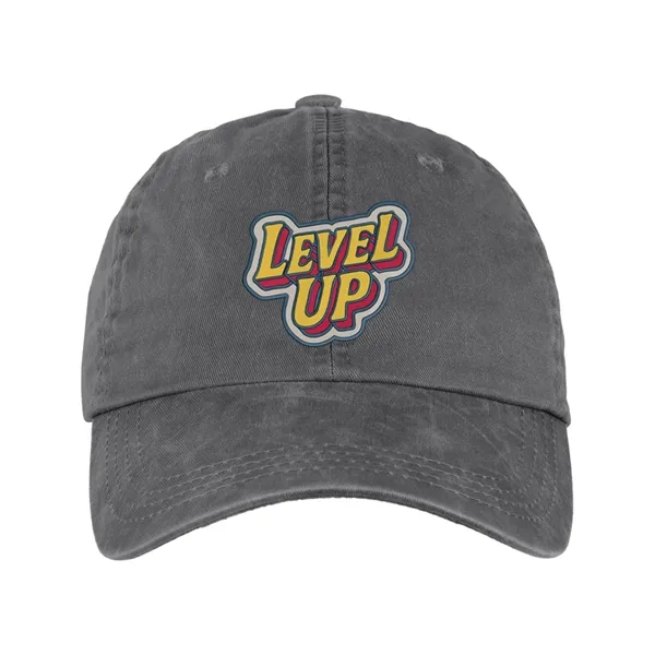 Relaxed, mid-fit cap made from soft washed pigment-dyed twill and adjustable... from ASI 56070 Gemline / Gemline®