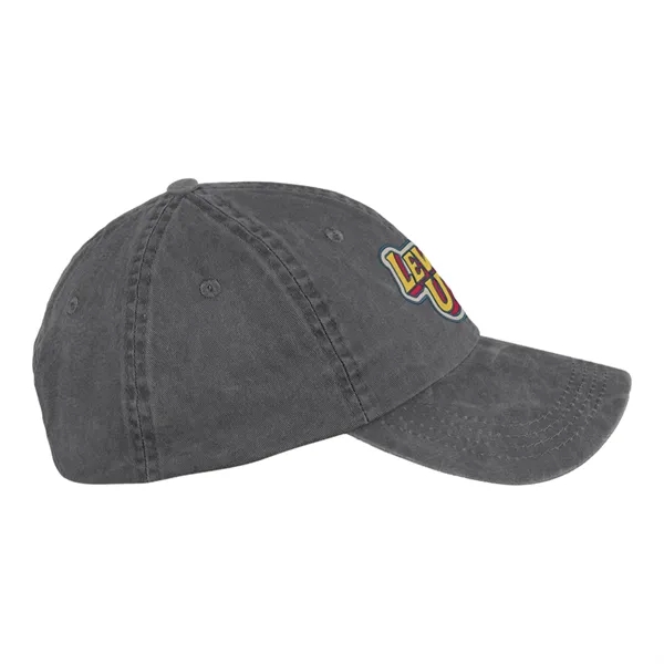 Relaxed, mid-fit cap made from soft washed pigment-dyed twill and adjustable... from ASI 56070 Gemline / Gemline®