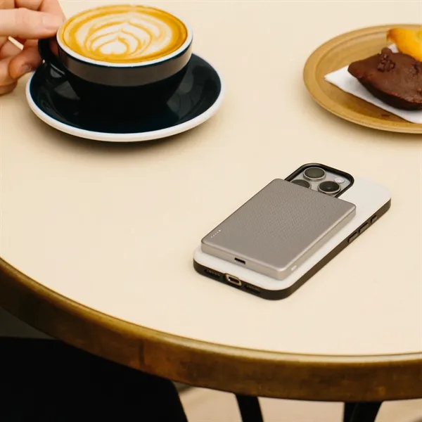 5,000mAh power bank with wireless or wired charging.... from ASI 56070 Gemline / Gemline®