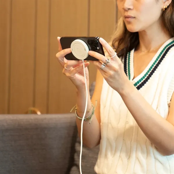 Magnetic wireless charger with phone stand.... from ASI 56070 Gemline / Gemline®