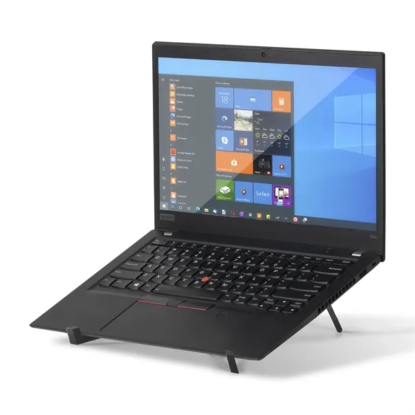 Foldable aluminum laptop stand with carry pouch.... from ASI 56070 Gemline / Gemline®