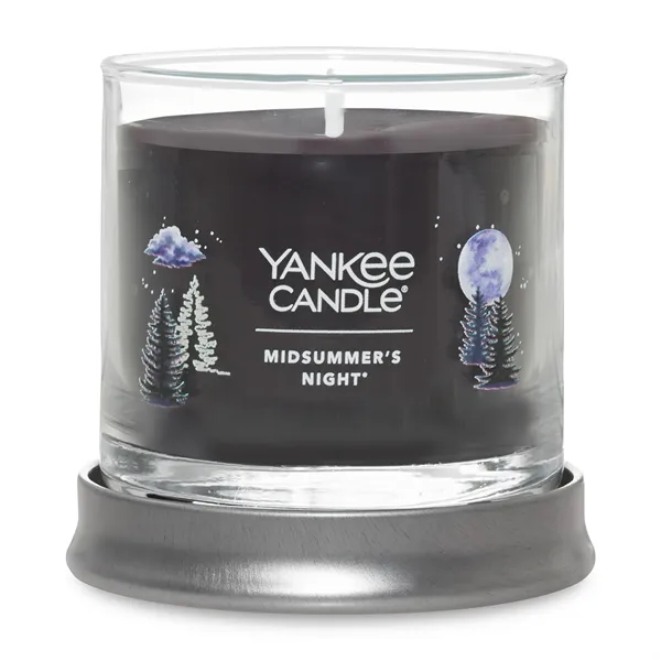 Yankee Candle® small tumbler candle with brushed silver lid in glass.... from ASI 56070 Gemline / Gemline®