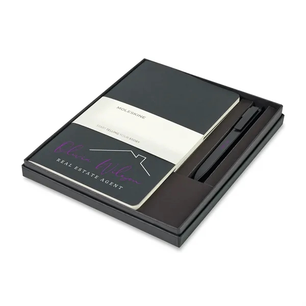 Gift set featuring three Cahier Ruled Large Journals and a GO... from ASI 56070 Gemline / Gemline®
