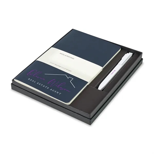Gift set featuring three Cahier Ruled Large Journals and a GO... from ASI 56070 Gemline / Gemline®