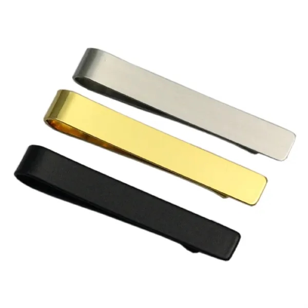 Stainless steel tie bar clip plus laser engraving on 1 location... from ASI 37218 Athena Promo (tm)