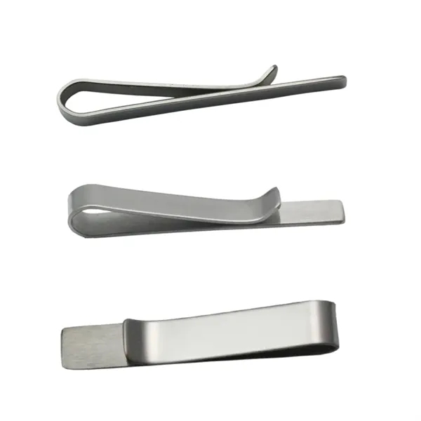 Stainless steel tie bar clip plus laser engraving on 1 location... from ASI 37218 Athena Promo (tm)