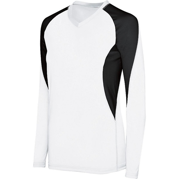 Ladies' court jersey with V-neck collar.... from ASI 37461 Augusta Sportswear