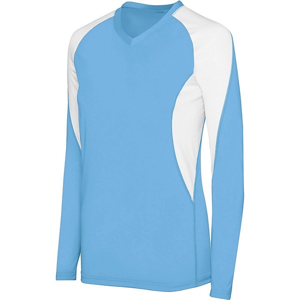 Ladies' court jersey with V-neck collar.... from ASI 37461 Augusta Sportswear
